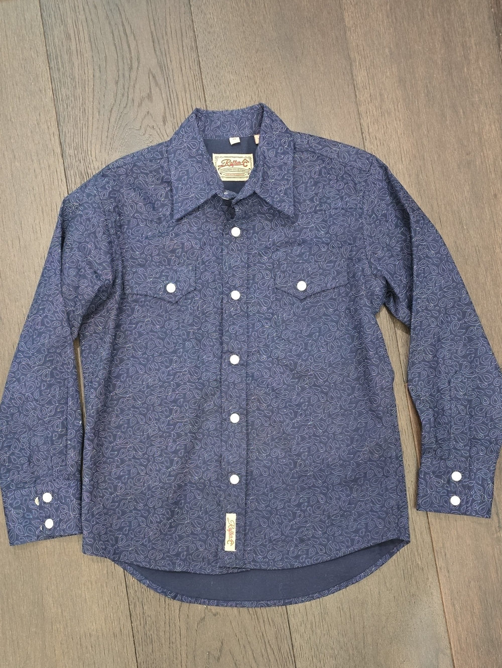Boys Rafter C Pearl Snap Button Down